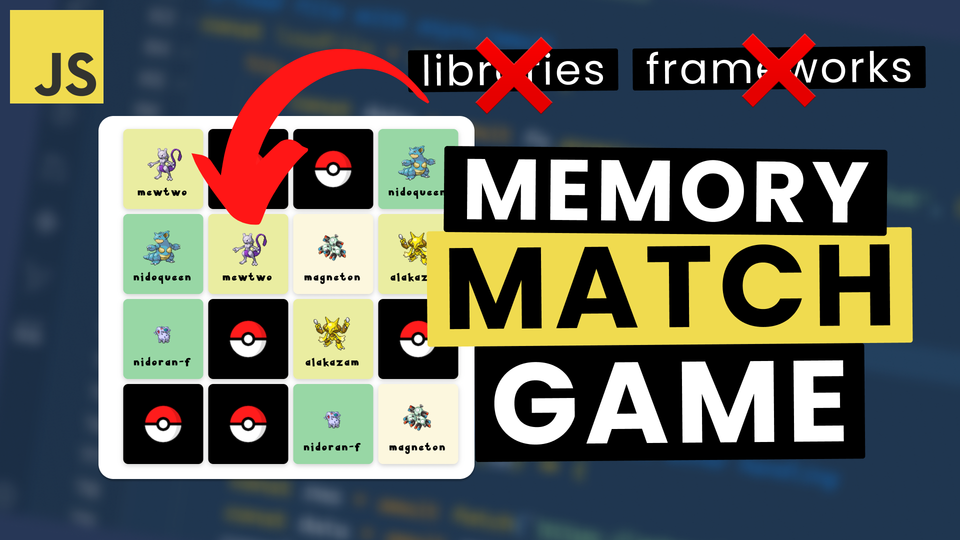 Build a JavaScript Memory Match Game